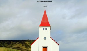 Icelandic church spire