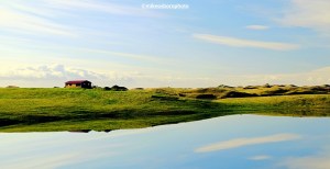 Lake reflection in Iceland