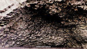 Rock formations on Icelandic beach