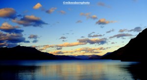 Dusk on Lake Wakatipu, New Zealand