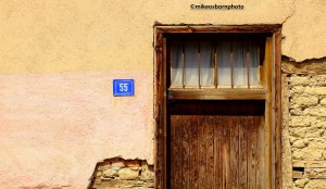 Old door in Ohrid, North Macedonia