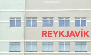 A facade in Reykjavik bearing the Icelandic capital's name