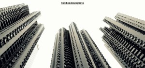 Three skyscrapers in Hong Kong