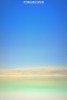 Hazy blue colours of Dead Sea