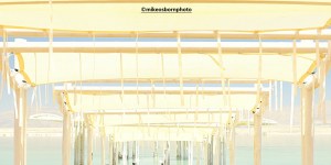 Shaded area on the Dead Sea