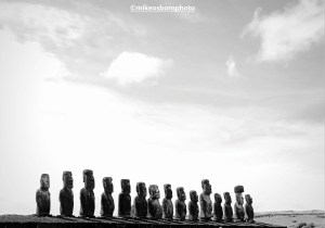 Statues on Easter Island