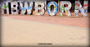 Newborn sign in Pristina, Kosovo
