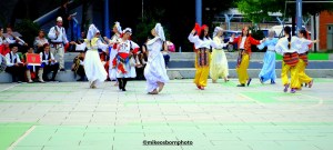 Folk dancers in Pristina, Kosovo