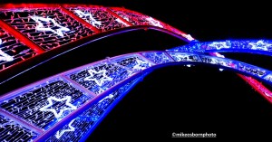 Christmas lights at Piccadilly Gardens, Manchester