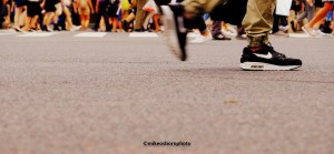 Crowd of pedestrians at Shibuya crossing, Tokyo, Japan