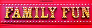 Family Fun sign at Blackpool pier