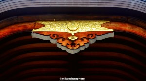 Golden detail of Sakurayama Hachimangu shrine, Takayama, Japan