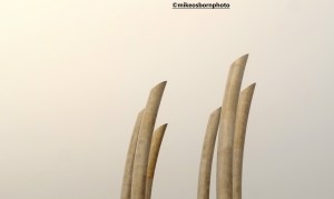 Architectural abstract on Blackpool sea front