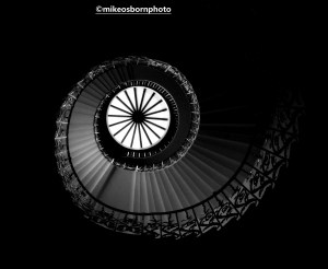 Circular staircase, Queen's House, Greenwich, London