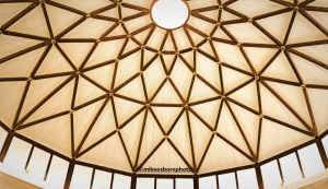 Temple roof at Sikh Gurdward, Southall, London