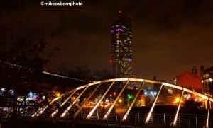 Beetham Tower and Castlefield at night
