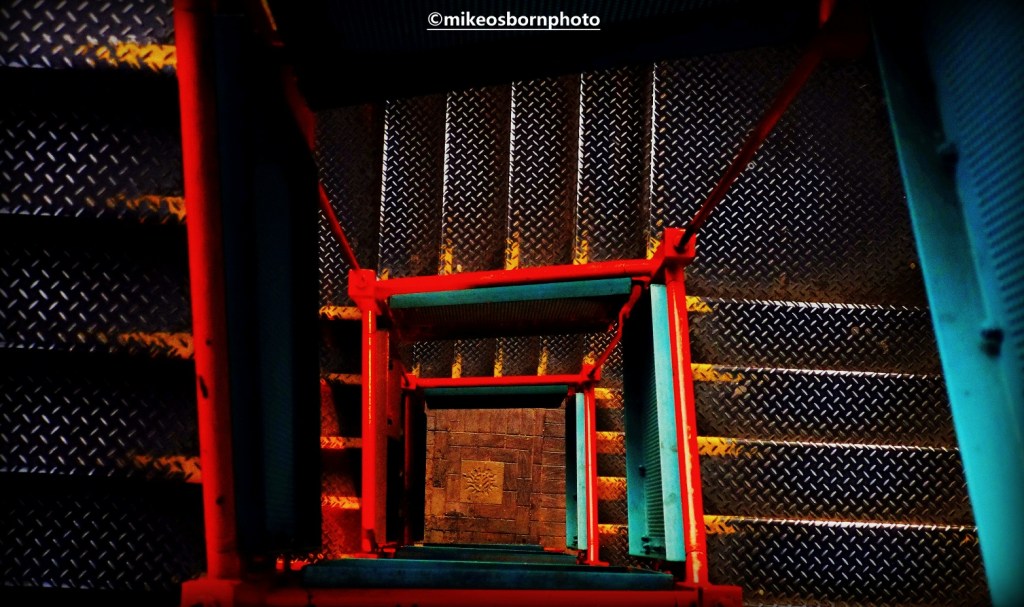 Iron staircase at Castlefield, Manchester