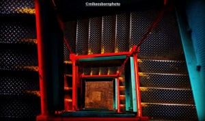 Iron staircase at Castlefield, Manchester