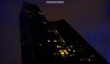 Deansgate Square tower blocks, Manchester, at night