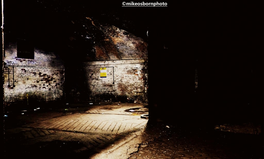 Under the viaduct at Castlefield, Manchester