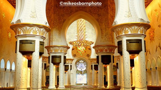Interior of Sheik Zayed Grand Mosque, Abu Dhabi