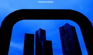 Deansgate Square, Manchester at dawn