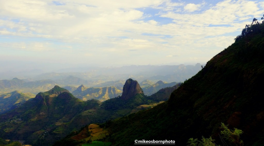 View across the Simien Mountains in Ethiopia