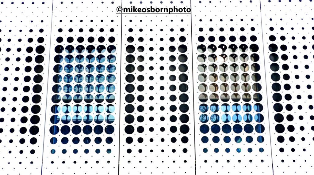 Perforated building design at Spinningfields, Manchester