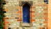 Window of the dovecote at Walkden Gardens, Manchester