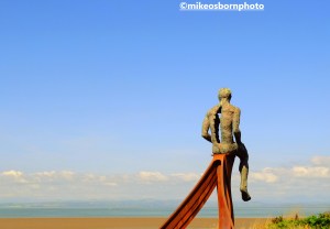 Part of the Ship sculpture at Heysham, Lancashire
