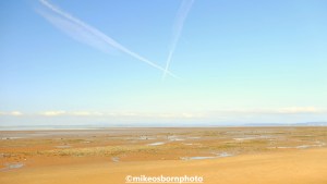 Tide out on Morecambe Bay at Heysham
