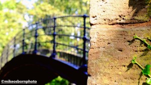 Footbridge over canal at Worsley village