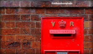Victorian postbox in Underbanks, Stockport