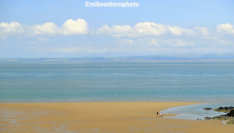 Beach scene at Heysham, Lancashire