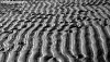 Rippled sands of New Brighton beach, Wirral