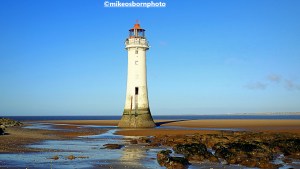 Perch Rock lighthouse at New Brighton, Wirral