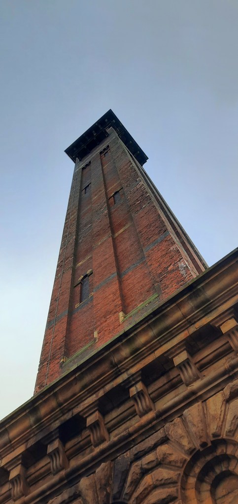 Mill chimney at Darwen, Lancashire