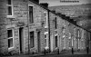 A sloping street of terraced houses, Darwen, Lancashire