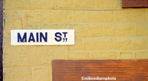 Old street sign in Heysham village, Lancashire