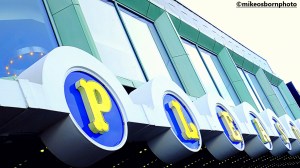 Entrance to an amusement arcade at Morecambe, Lancashire