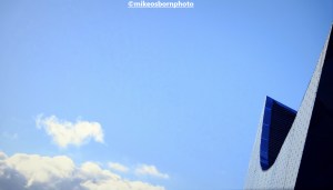 Curve of Imperial War Museum North building in Salford, UK