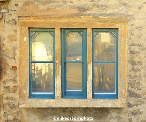 Window of an old building in Clitheroe, Lancashire