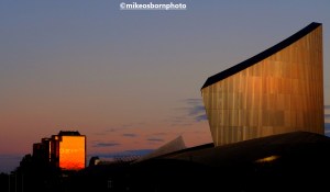Sundown at Salford Quays