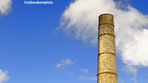 An old mill chimney at Hebden Bridge, Yorkshire
