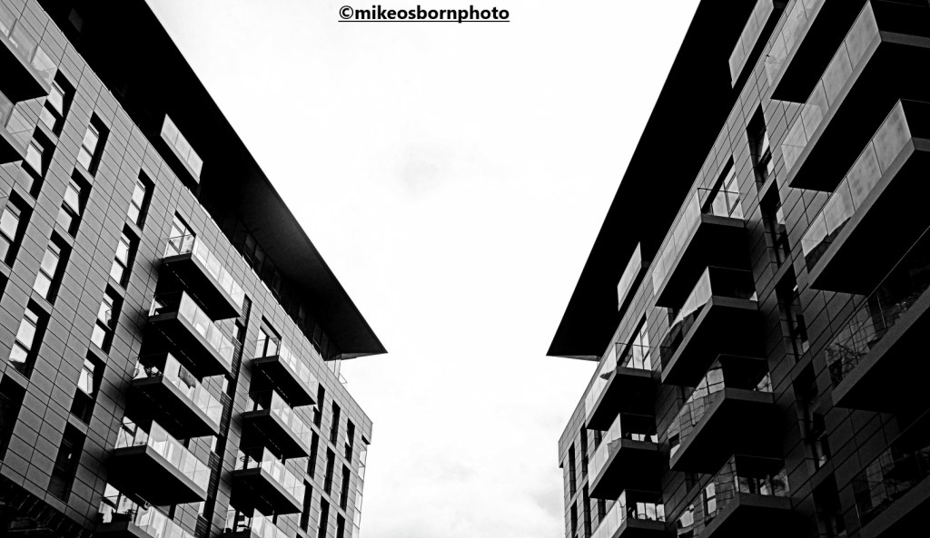 Twin buildings of Manchester Waters on Pomona Strand