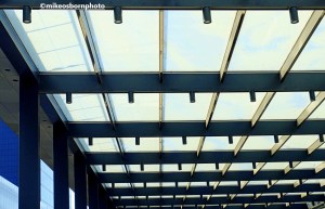 Roof of Elizabeth Line Tube station at Paddington