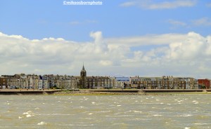 Morecambe's West End area as seen from the town's pier