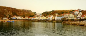 A view of the Yorkshire harbour village of Staithes
