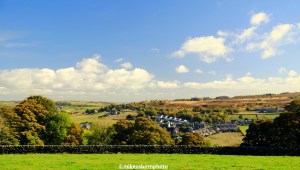 A view of Howarth in Yorkshire's Brontë country