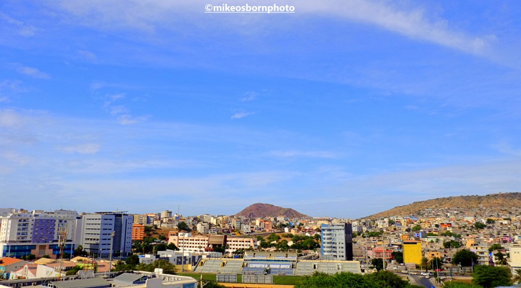 A view across Praia, the capital city of Cape Verde